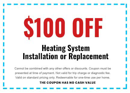 Discount on Heating System Installation or Replacement